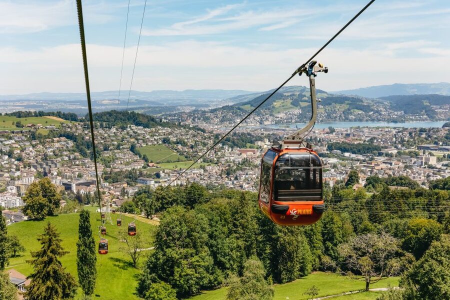 Lucerne: Mt. Pilatus Cable Car, Cogwheel Train & Lake Cruise - Alpnachstad and the boat back to Lucerne