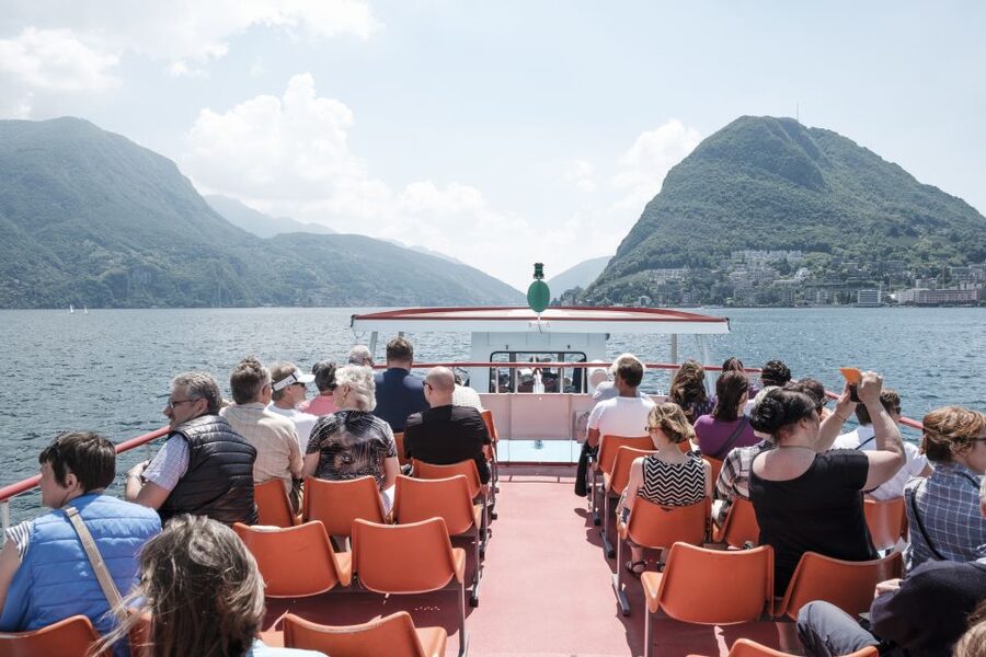 Lugano: 4.5-Hour Monte Bré Visit w/ Funicular Ride - Starting in Lugano with a ride across the water