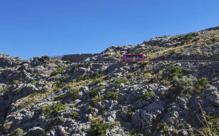 Mallorca Island Tour with Boat, Train, Tram and Bus - The full-day route at a glance