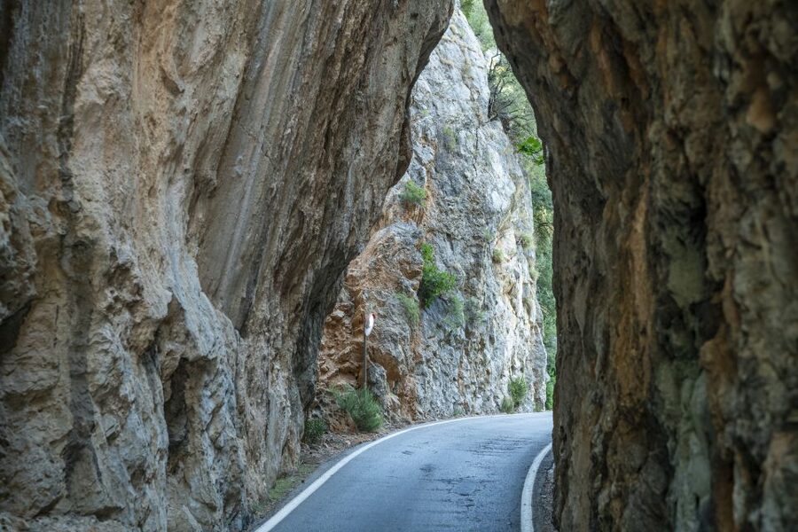 Mallorca: Island Tour with Boat, Tram & Train from the South - The Sa Calobra road and the dramatic descent