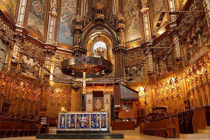 Montserrat Day Trip from Barcelona with Cogwheel Train - Riding the cogwheel train into the mountain