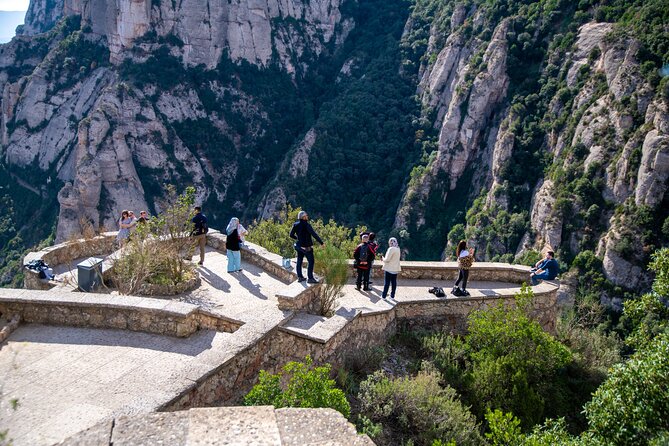 Montserrat Tour with Cogwheel Train, Monastery & Black Madonna - Seeing Montserrat National Park from the monastery
