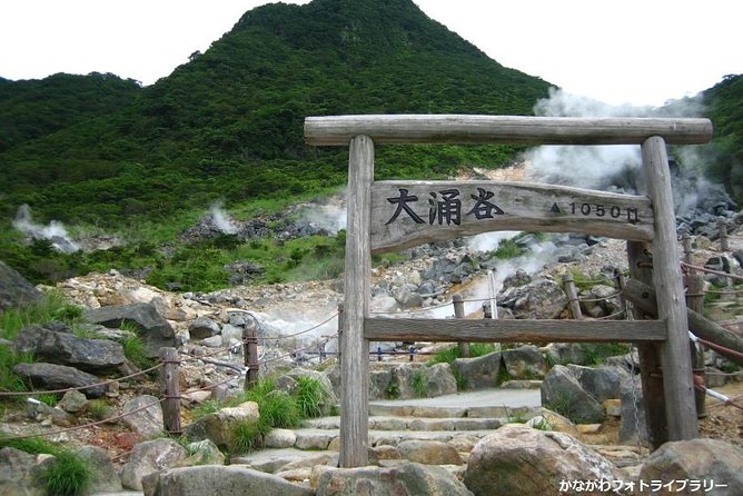 Mt. Fuji and Hakone Day Trip From Tokyo with Bullet Train Option - Owakudani shows Hakone at its most dramatic
