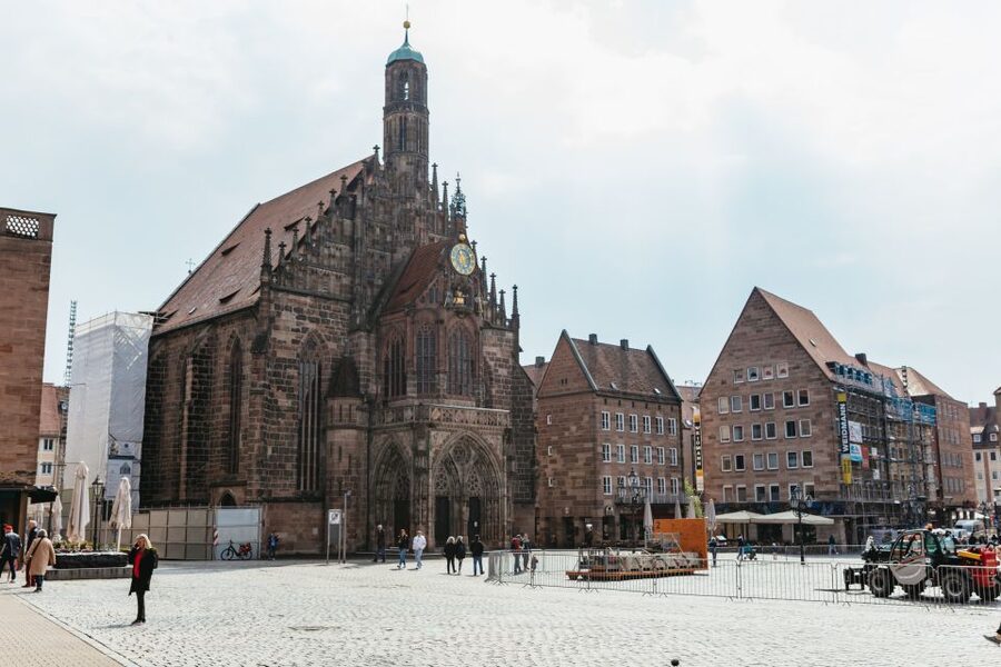 Nuremberg: City Tour with the Bimmelbahn Train - Arriving near the Imperial Castle
