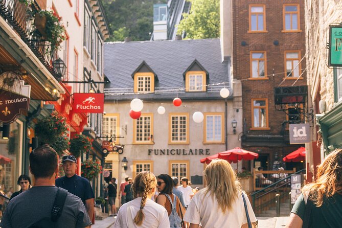 Old Quebec Classique Walking Tour with Funicular - The funicular ride and St. Lawrence views