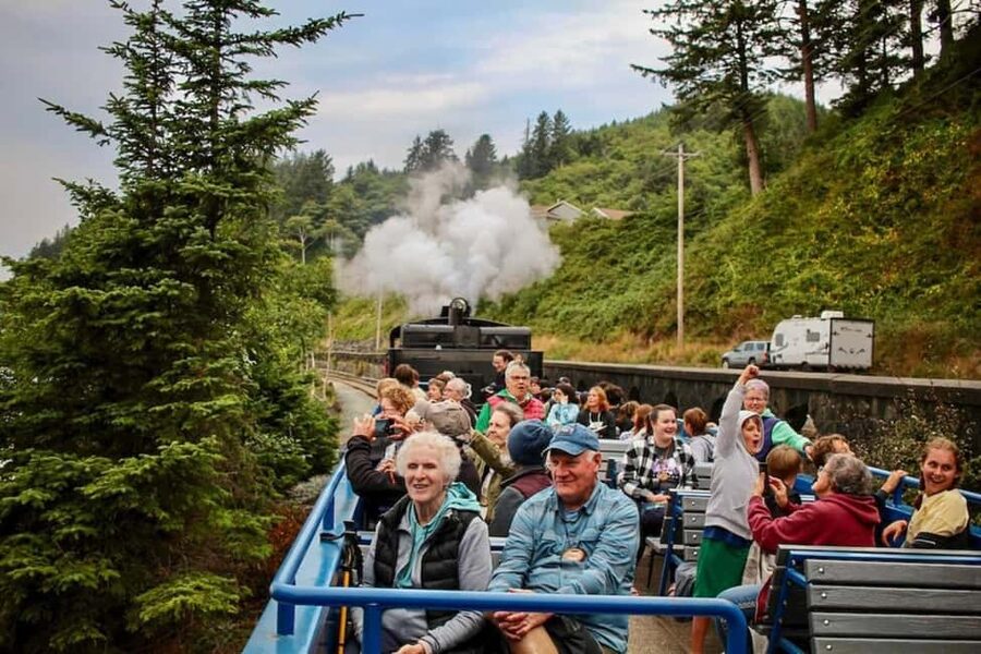 Oregon Coast: Scenic Railroad Excursion Along Coastline - A Historic Train With a Short Coastal Route