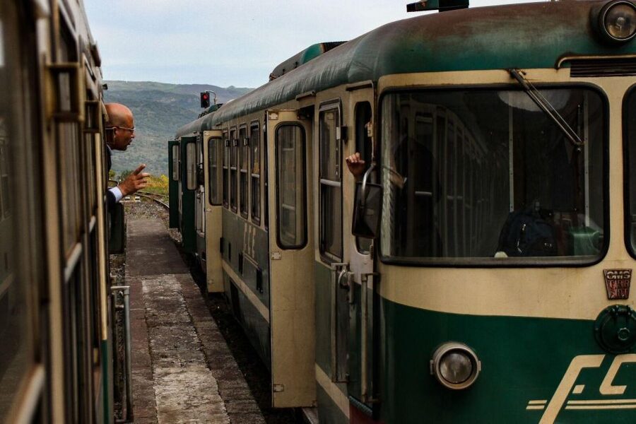 Piedimonte Etneo: Etna Wine Train Tour & Sicily Wine tasting - First winery: four Etna DOC wines and a local plate