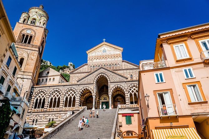 Positano & Amalfi Small Group Boat Tour from Rome with Fast Train - Li Galli, Nerano, and Praiano from the sea
