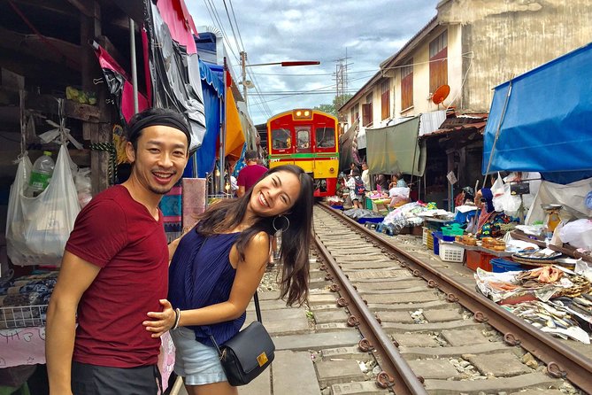 Private Excursion to Maeklong Railway and Floating Markets - Walking, shopping, and tasting at the floating market