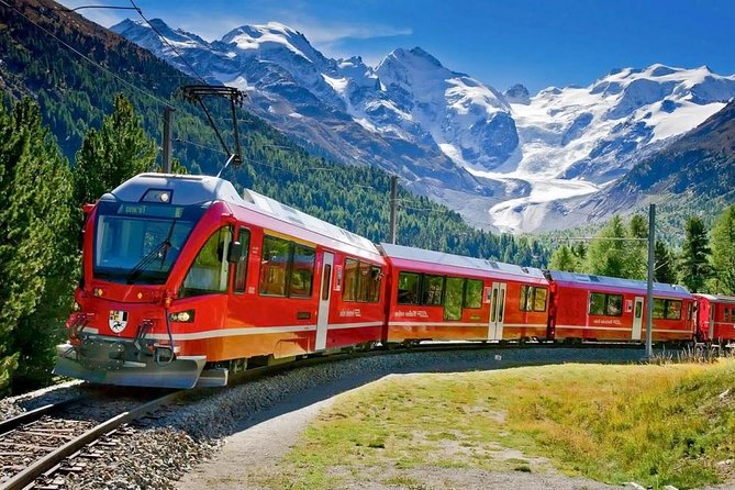 Private tour to Bernina train & Lake Como. Hotel pick-up - Leaving Milan for the Alps
