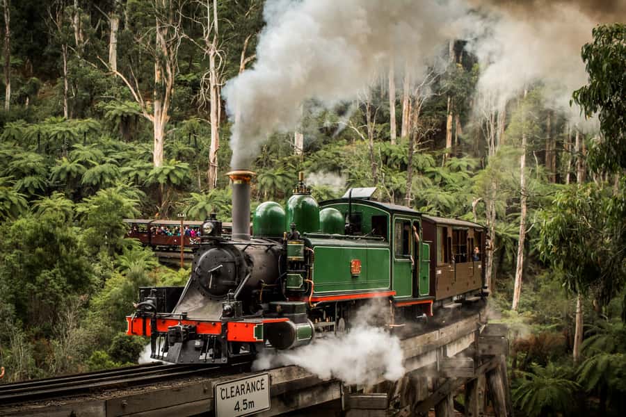 Puffing Billy Railway: Heritage Steam Train Journey - The ride through the Dandenong Ranges