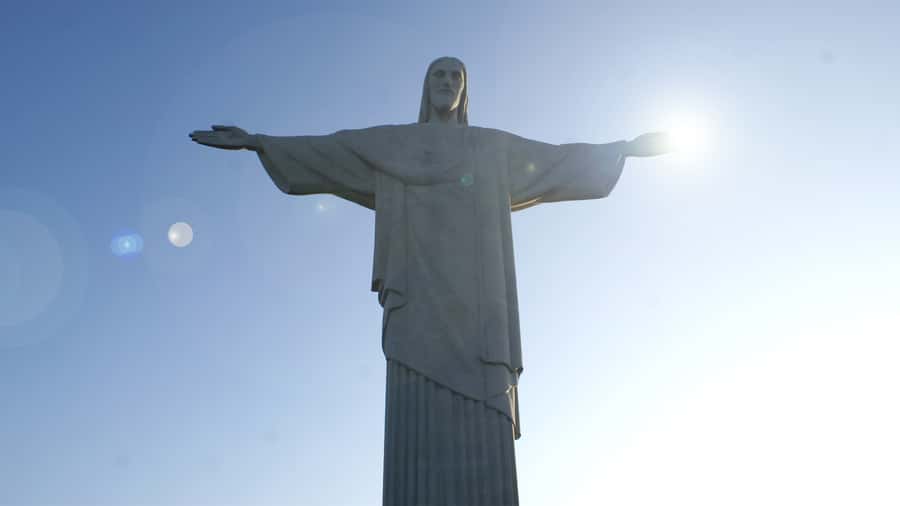 Rio: Maracanã Stadium & Christ the Redeemer by Rack Railway - Christ the Redeemer takes center stage