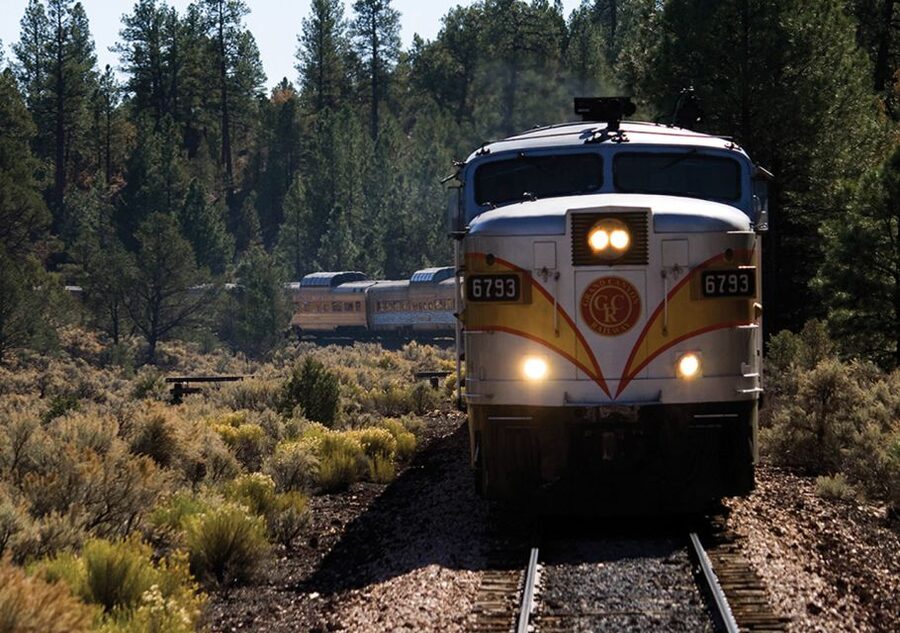 Sedona/Flagstaff: Grand Canyon Tour & First-Class Train Ride - From your hotel to the Williams depot