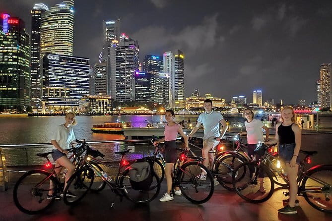 Singapore Cycling Tour - Rail Corridor, Civic District, & Food! - The Civic District in a sequence of short stops