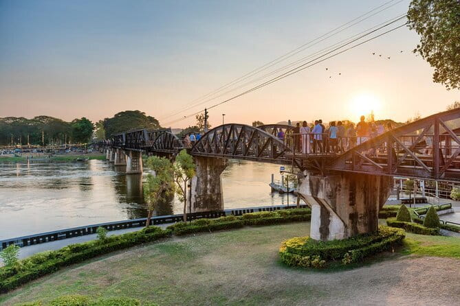 Small Group: Kanchanaburi Death Railway, Erawan Waterfall and Elephant - A short look at the Death Railway