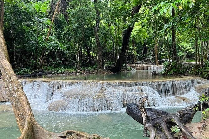 Small Group: Kanchanaburi Death Railway, Erawan Waterfall and Elephant - The elephant camp and wet activity