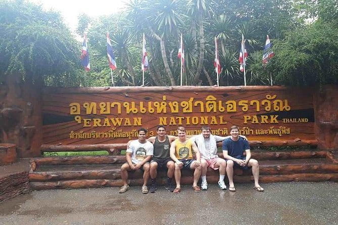 Small Group: Kanchanaburi Death Railway, Erawan Waterfall and Elephant - Lunch, transport, and the real value