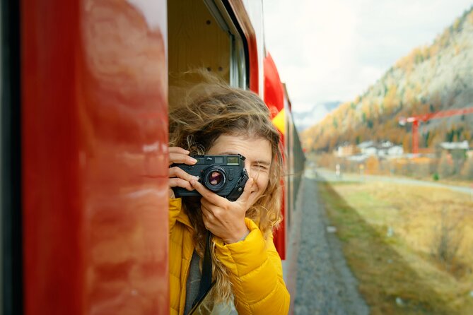 St Moritz & Swiss Alps Day Trip with Bernina Red Train from Milan - The Bernina Red Train is the main event