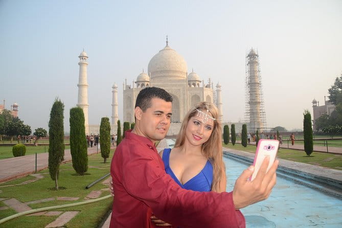 Taj Mahal Agra Tour by Gatimaan Express Train - Entering the Taj Mahal around 10:00 am