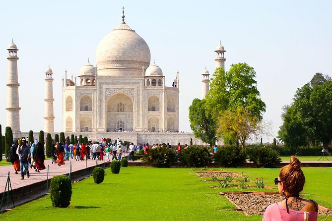 Taj Mahal Tour by Gatimaan Train/Rail All Inclusive - Agra Fort adds the story behind the monument