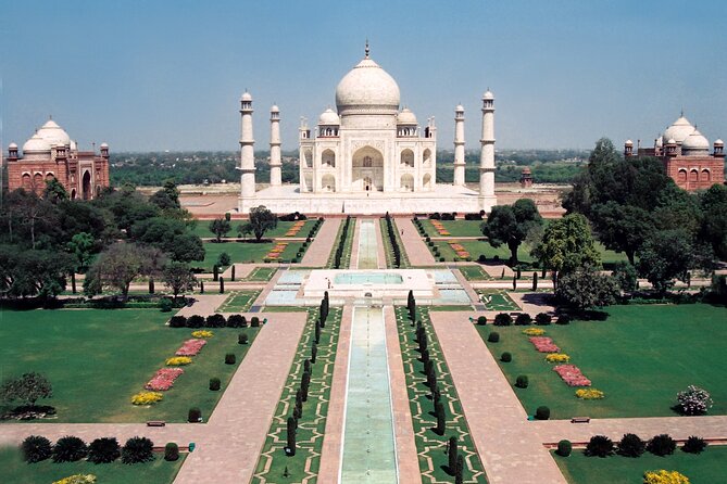 "Taj Mahal" Tour from Delhi by India's Fastest Train (Gatiman Express) - Mehtab Bagh and the view across the Yamuna