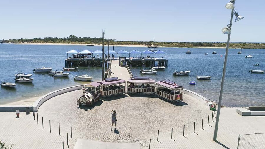 Tavira: Tourist Train City Highlights Tour - Tavira Castle and the town’s former defenses