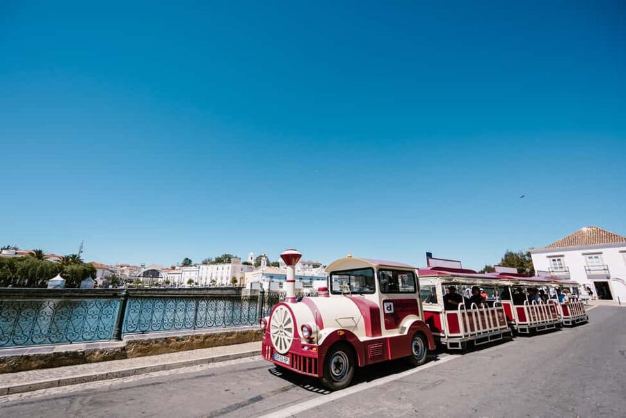 Tavira: Tourist Train City Highlights Tour - The Tavira Salines and native birdlife