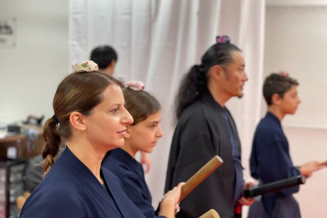 Train in Samurai Swordsmanship and Defeat the Demon in Tokyo - Wearing the uniform makes the lesson feel real