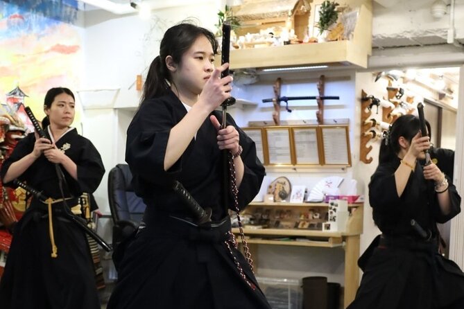 Train Katana with Real Dojo Students in Kyoto - The master’s two-katana performance