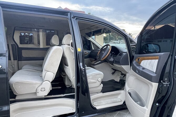 Transport Dar es Salaam Airport Port, Ferry or Train to Hotel - Inside the Toyota Alphard