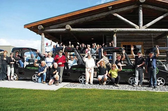 Ultimate self-drive rail car journey - Lake Rotorua and Mount Tarawera views