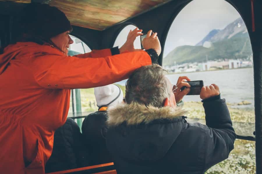 Ushuaia: Panoramic City Train Tour - The train is really a themed road vehicle