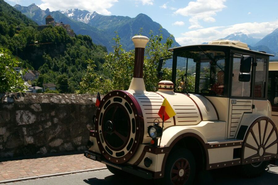 Vaduz: City Train Tour - Through Vaduz Old Town and its pedestrian center