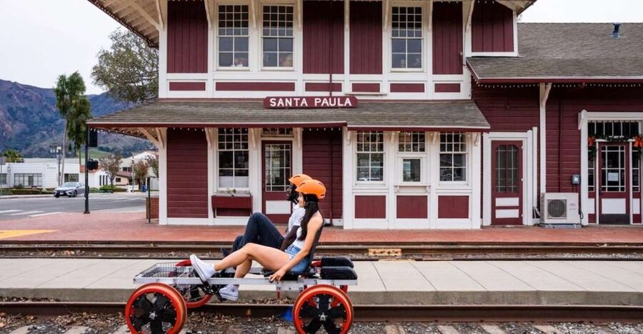 Ventura: Rail Bike Guided Tour with Farm Stand Stop - What the $249 group price really means