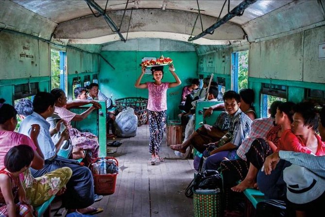 Yangon morning food tour with train ride - Riding the Yangon Circular Train to Kyi Myindaing