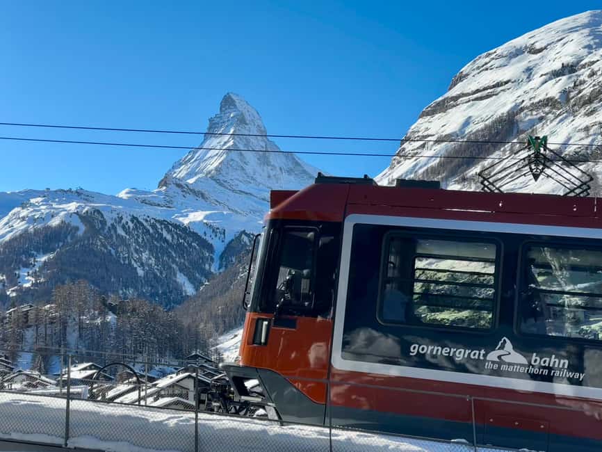 Zermatt Village & Gornergrat Railway Tour | From Bern - Key points to know before booking