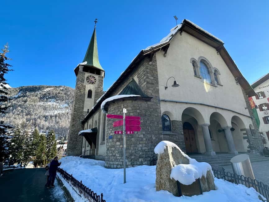 Zermatt Village & Gornergrat Railway Tour | From Bern - Riding the Gornergrat Railway toward the summit